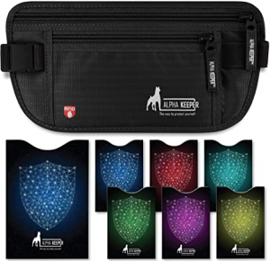 alpha keeper rfid money belt